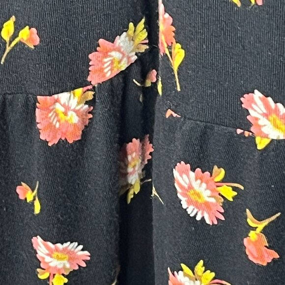 Ingrid & Isabel Maternity Black Floral Maxi Dress Small - Picture 7 of 11